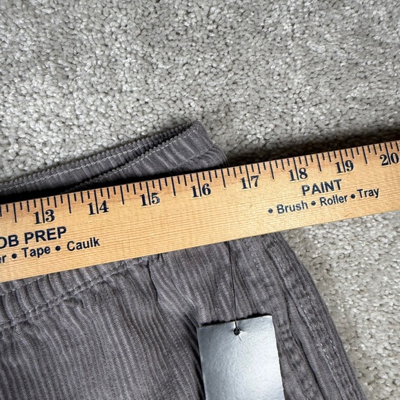 NWT Billabong Shorts Mens M‎ Gray Mike EW Corduroy Pull On Drawstring Lounge - Picture 2 of 10